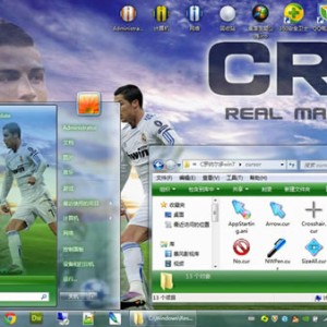 C·罗纳尔多足球明星win7电脑主题下载