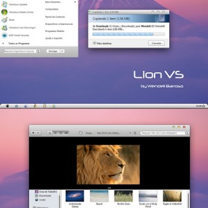 Lion VS Windows7主题下载