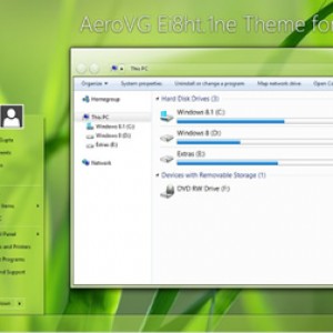 AeroVG Ei8ht.1ne  for Win 8.1 电脑主题下载