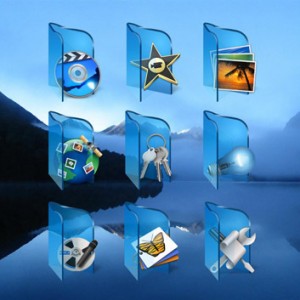 Blue Folders 4 Icon Pack图标下载