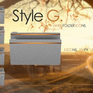 Style G - White Folder 图标下载