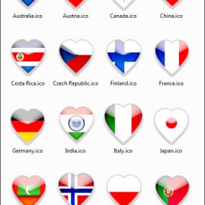 世界国旗图标下载