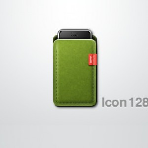 绿色iPhone手机套图标下载