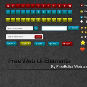 免费的Web UI 元素图标下载