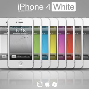 白色iPhone4图标下载