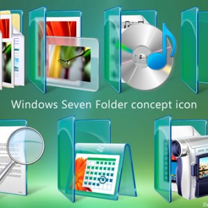 Win Sewen Folder concept 图标下载