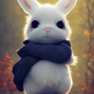 手机新年兔子壁纸图片